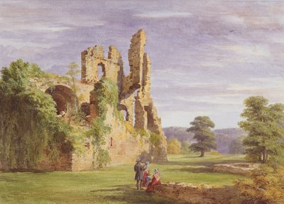 Gight Castle, 1851 von James Giles